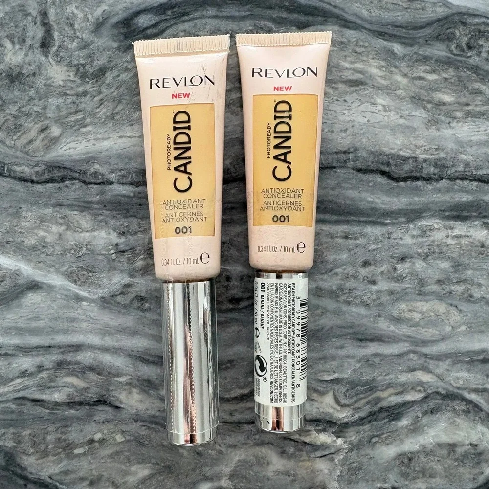 Revlon PhotoReady Candid Antioxidant Concealer 001 Banana 0.34oz 2 Pack